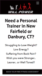 Mobile Screenshot of personaltrainersct.com