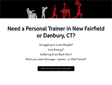 Tablet Screenshot of personaltrainersct.com